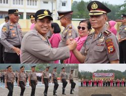 19 Personel Polres Toraja Utara Naik Pangkat Akhir Tahun 2013