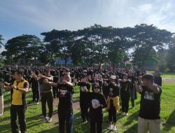 Dinkes Bulukumba Gelar Senam Bersama Diikuti Ribuan Penyelenggara Pemilu