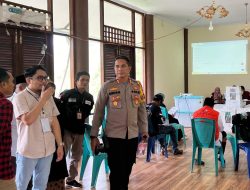 Kapolres Parepare Perketat Pengamanan Didampingi Sidokkes di Kantor PPK