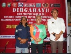 Pemkot Parepare Apresiasi Hadirnya Pengurus Kosti, Dilantik di Taman