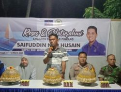 Serap Aspirasi Masyarakat Anggota DPRD Saifuddin Gelar Reses