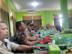 Rakor Lintas Sektor Danramil 1403-01 Larompong Luwu