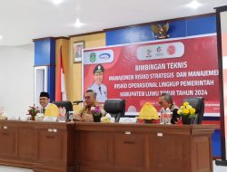 Budiman Buka Bimtek Manajemen Risiko Strategis dan Operasional Lingkup Pemkab Lutim