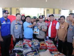 Bupati Luwu Timur Pimpin Rombongan Bawa Bantuan Korban Banjir di Luwu