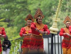 Ketua TP-PKK Lutim Tampil Memukau di Lomba Senam Kreasi 6 Langkah Cuci Tangan