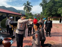 Kapolres Enrekang Pimpin Upacara Pembinaan Tradisi dan Orientasi Bintara Remaja