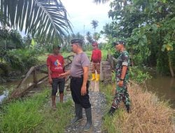 Camat Angkona Tinjau Saluran Pembuangan Manakai, Upaya Atasi Banjir di Desa Solo