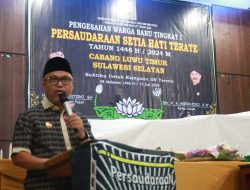 Bupati Budiman Hadiri Pengesahan Warga Baru PSHT Lutim