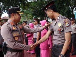 Pimpin Upacara Korp Raport Kenaikan Pangkat, Kapolres Luwu Harapkan Ada Peningkatan Kualitas Kinerja