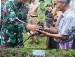 Dandim-Pj Gubernur Sulsel Tanam Pohon Cegah Bencana Alam