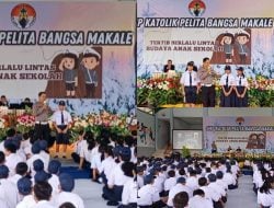 Satlantas Polres Tator Gelar Polsanak di SMP Katolik Pelita Bangsa