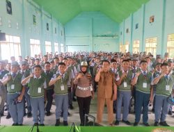 Polantas Hadir Pengenalan Etika Berlalu Lintas Lebih Dini Kepada Siswa Didik Baru