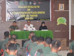 Kodim 1405/Parepare Gelar Sosialisasi Netralitas TNI di Pilkada Serentak