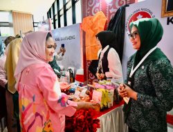 Herfida Muchtar Kenalkan Produk Kriya Bulukumba ke Ibu Negara Iriana Jokowi
