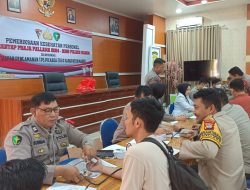 Pastikan Kondisi Personel Baik Saat Pilkada, Polres Maros Gelar Pemeriksaan Kesehatan Secara Berkala