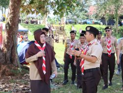 Asisten Pemerintahan dan Kesra Buka Kemah Lomba Pramuka Penegak Tingkat Cabang Lutim