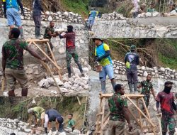 Pembangunan Talud SD 3 Madandan Sudah 60 Persen