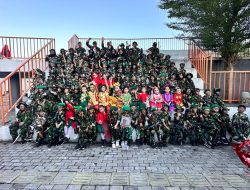 TK Kartika XX Palopo Tampil Memukau Dengan Marching Band dan Seragam Tempur Prajurit TNI