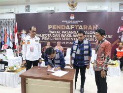 Tiga Bapaslon Kuat di Parepare, Baru Satu ke KPU Mendaftar di Hari Kedua