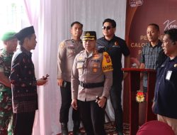 Kapolres Luwu Sampaikan Terima Kasih Atas Situasi yang Kondusif Selama Tahapan Pendaftaran Pasangan Calon