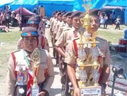 MTsN 1 Bulukumba Kembali Raih Juara Umum 1 di Perkemahan Pramuka Kwarrang Gantarang
