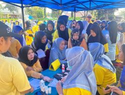 Dibanjiri Emak-emak, SUKSES Gelar Senam Sehat dan Pemeriksaan Kesehatan Gratis di Soppeng