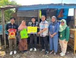 PT GMTD Tbk Bagikan Sembako di Kampung Pemulung