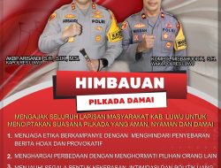 Jelang Pilkada Serentak, Kapolres Luwu Sampaikan Himbauan Kamtibmas