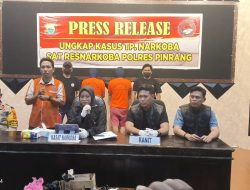 12 Hari Jabat Kasat Res Narkoba Polres Pinrang Iptu Fitri Gagalkan 523 Gram Sabu