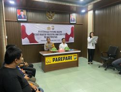 Kapolres Parepare Serahterimakan Walpri ke Masing-masing Paslon, Jaga Marwah Institusi Polri