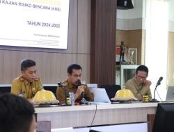 Pj Bupati Pinrang H Ahmadi Akil Pimpin Rakor Kajian Resiko Bencana