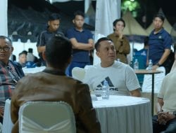 Wabup Santap Malam dengan Peserta Soppeng Berlari