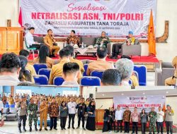 Bawaslu Tator Sosialisasi Netralitas ASN, TNI – POLRI Pilkada 2024