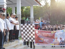 Pemprov Sulsel Gelar Jalan Sehat Serentak Termasuk di Kabupaten Wajo.Pecahkan Rekor MURI
