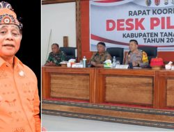 Rakor Desk Pilkada Kapolres Tator Paparkan Kesiapan Pengamanan