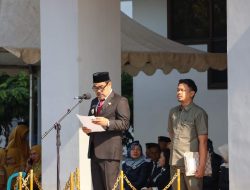 Pj Bupati Pinrang H.Ahmadi Akil Pimpinan Upacara Hari Sumpah Pemuda