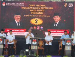 KPU  Datangkan Tujuh Penalis dalam Debat Terbuka Calon Bupati dan Wakil Bupati Pinrang