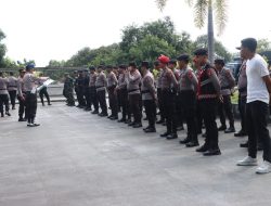 Personel Polres Luwu Siap Amankan Debat Terbuka Calon Bupati dan Wakil Bupati di Hotel Dalton Makassar