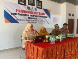 Gandeng Dinsos P3A Lutim, Desa Sumber Makmur Gelar Pelatihan dan Penyuluhan