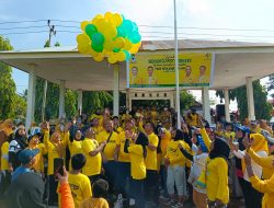 Golkar Luwu Sukseskan Rekor MURI,Libatkan 1.200 Peserta Senam Golkar Bersatu