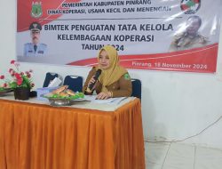 Hj Rasdiana Samad : Bimtek Koperasi Mampu Beradaptasi Dengan Perkembangan Zaman