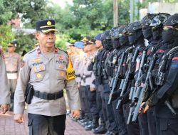 Polres Luwu Laksanakan Apel Pergeseran Pasukan untuk Pengamanan TPS Pilkada 2024
