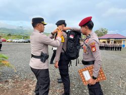 Polres Soppeng Gelar Apel Pasukan Pengamanan TPS di Pilkada 2024
