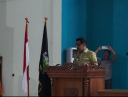 Pj.Bupati Pinrang, Ahmadi Akil, Membuka giat Sosialisasi Pencegahan Tipikor