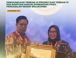 PN Bulukumba Raih Dua Penghargaan di Abhinaya Upangga Wisesa