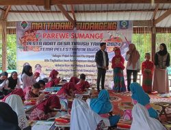 Desa Timusu Soppeng Gelar Acara Mattudang-tudangeng Parewe Sumange
