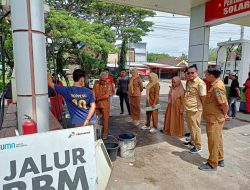 Pastikan Stok BBM Aman di Libur Nataru, Disdagrin Bulukumba Sidak SPBU