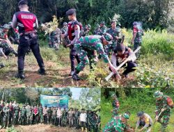 Kodim 1414/Tator Besama Pemda Menanam Pohon Peringati Hari Juang TNI AD