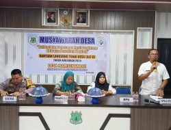 Musyawarah Desa Validasi dan Penetapan Penerima BLT-D 2025 Desa Maritenggae Kecamatan Suppa