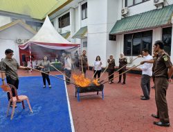 Kejari Pinrang Gelar Pemusnahan Barang Bukti Sabu Seberat 309,394 Gram